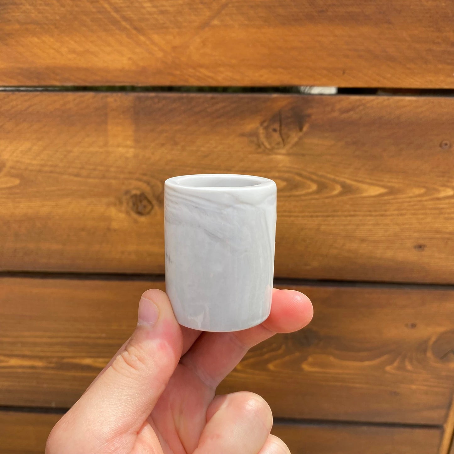 Marbled Ceramic Pot- Air Plant Holder